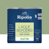 Laque Glycéro Ripolin Satin Vert Olivier - 0,5L