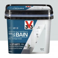 Peinture Multi-Matériaux Salle de bain V33 Deco Lab Galet 0.75