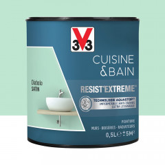 Peinture V33 Cuisine & Bain Resist'Extreme Satin Diabolo 0.5L