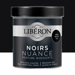 Peinture LIBÉRON Noirs Nuance New Black mat - 0,5L