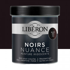 Peinture LIBÉRON Noirs Nuance Black Red mat - 0,5L