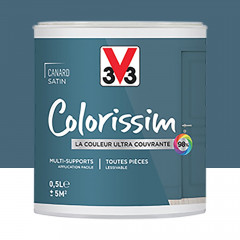 Peinture Multi-supports V33 Colorissim Satin Canard - 0,5L