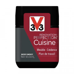 Testeur Peinture Rénovation Perfection Cuisine V33 Noir Smoky mat