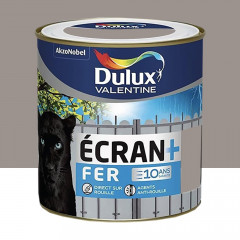 Peinture fer DULUX VALENTINE Ecran+ brillant Terre cendrée
