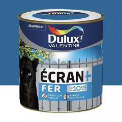 Peinture fer DULUX VALENTINE Ecran+ brillant Bleu breton