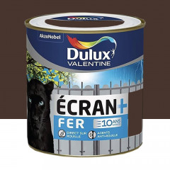 Peinture fer DULUX VALENTINE Ecran+ brillant Brun Normandie