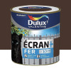 Peinture fer DULUX VALENTINE Ecran+ brillant Brun Normandie Peinture fer DULUX VALENTINE Ecran+ brillant Brun Normandie