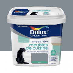 Peinture Meubles de cuisine Dulux Valentine Simple & Déco Bleu gris - 0,5L