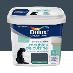 Peinture Meubles de cuisine Dulux Valentine Simple & Déco Bleu nuit - 0,5L