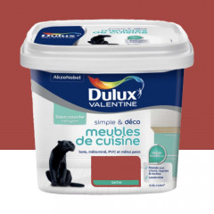 Peinture Meubles de cuisine Dulux Valentine Simple & Déco Rouge Vif - 0,5L