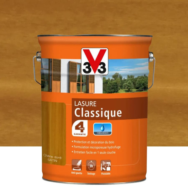 Lasure Classique 4 ans V33 Chêne doré