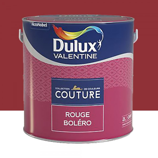 Peinture Dulux Valentine Couture Rouge boléro - 2L