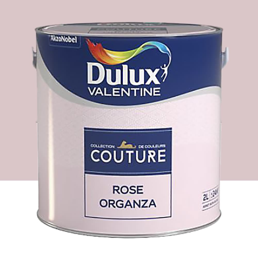 Peinture Dulux Valentine Couture Rose organza - 2L Peinture Dulux Valentine Couture Rose organza - 2L