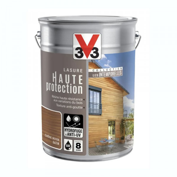 Lasure Haute Protection V33 Les Intemporelles Chêne moyen - 5L