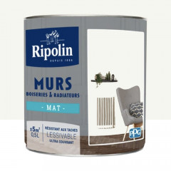 Peinture mur anti-humidité blanc cassé satin RIPOLIN Dip etanch 0.75l