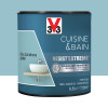 Peinture V33 Cuisine & Bain Resist'Extreme Satin Bleu scandinave - 0,5L
