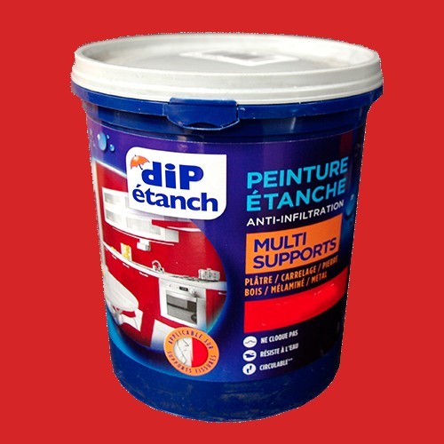 DIP Peinture Étanche Acrylique Multi-Supports Coquelicot