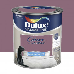 Peinture multi-supports Dulux Valentine Crème de Couleur Mat velouté Figue