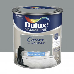 Peinture multi-supports Dulux Valentine Crème de Couleur Finition Mat Gris Sage