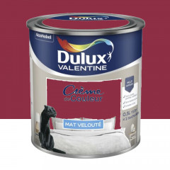 Peinture multi-supports Dulux Valentine Crème de Couleur Mat velouté Framboise
