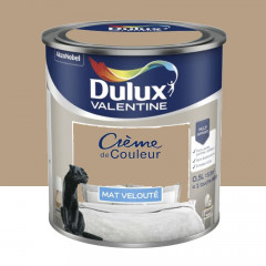 Peinture multi-supports Dulux Valentine Crème de Couleur Finition Mat Moka Latte