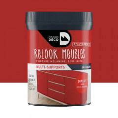 Peinture multi-supports Maison Déco Relook Meubles Satin Rouge Profond