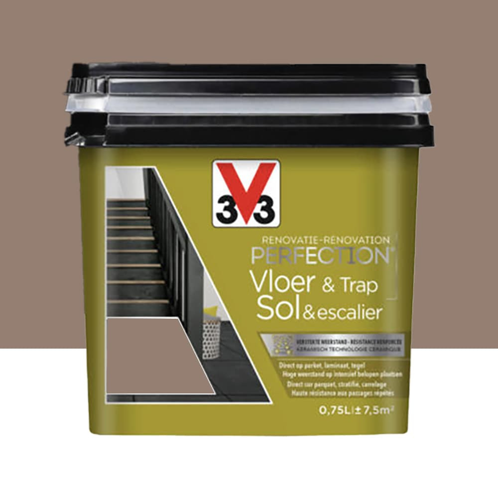 Peinture Rénovation Perfection Sol & Escalier V33 Taupe pas cher