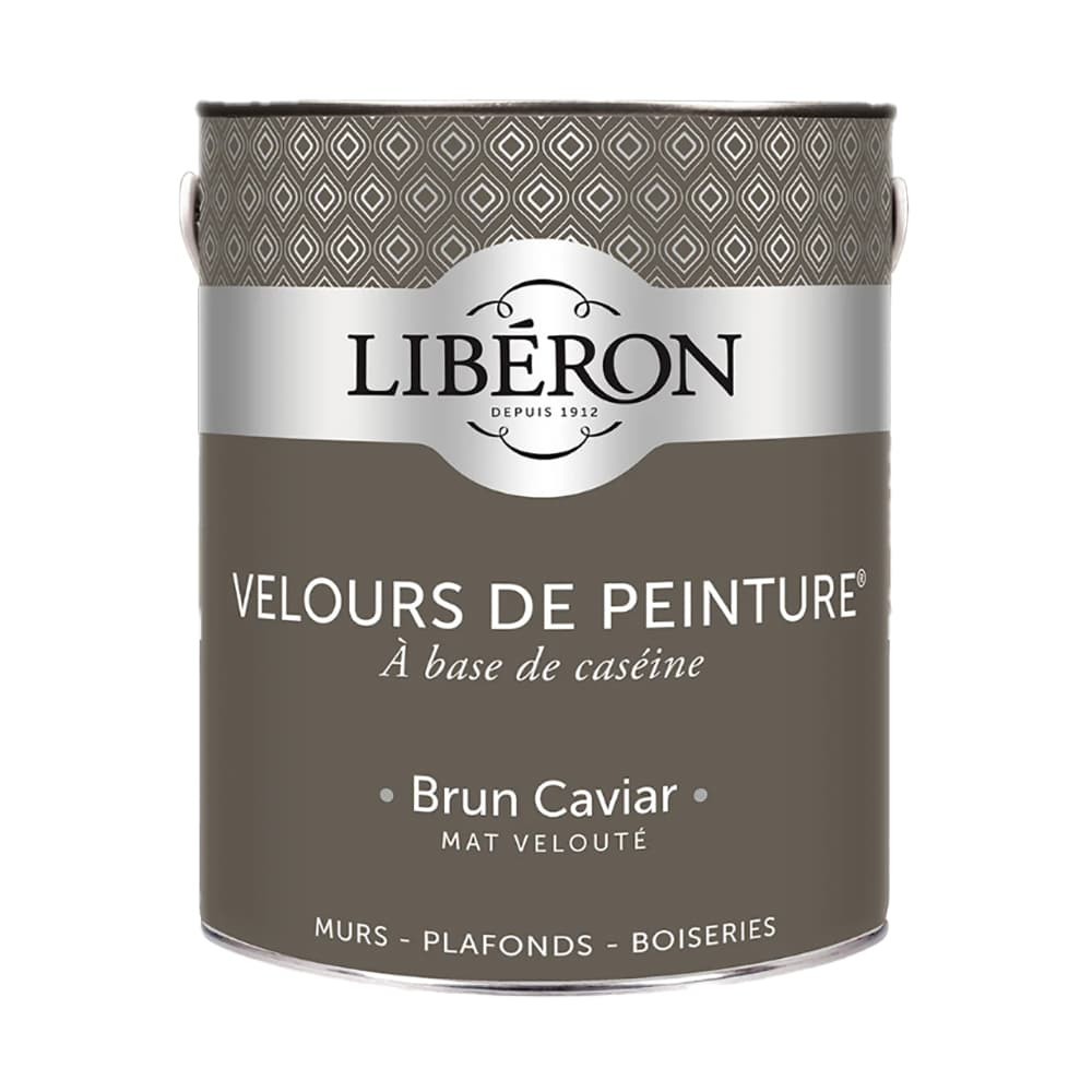 Peinture LIBÉRON Velours de Peinture Brun caviar 2,5L