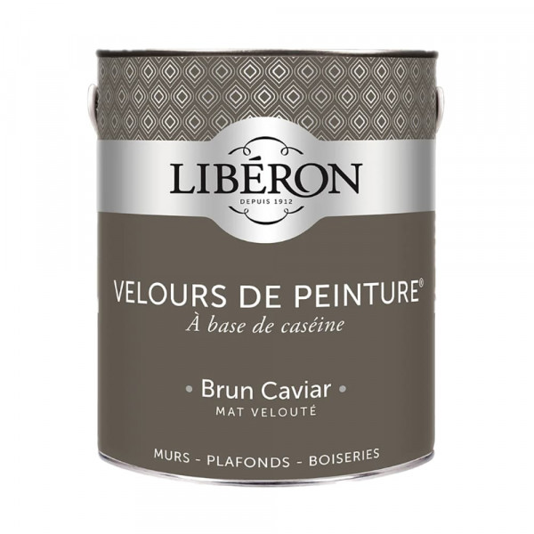 Peinture LIBÉRON Velours de Peinture Brun caviar 2,5L