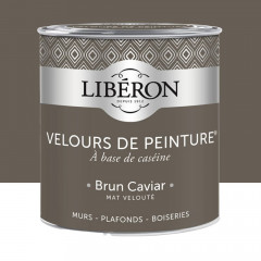 VELOURS DE PEINTURE ® - Couleur Brun Cuir - Libéron