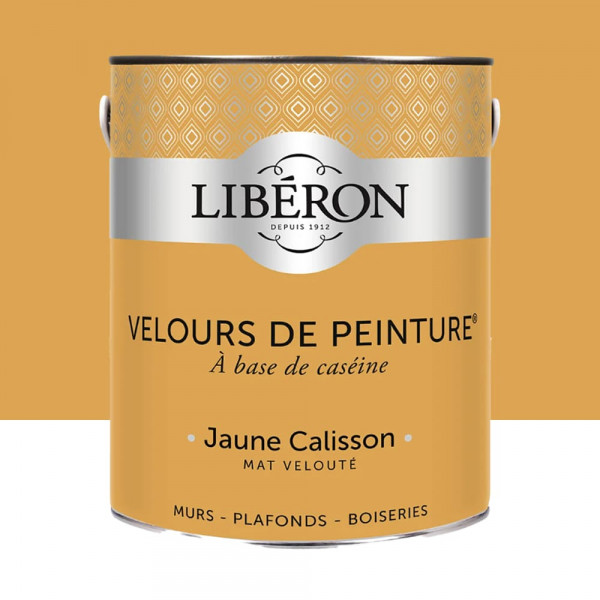 Peinture LIBÉRON Velours de Peinture Jaune Calisson 2,5L