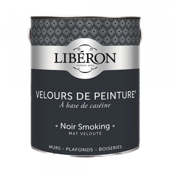 Peinture LIBÉRON Velours de Peinture Noir Smoking 2,5L