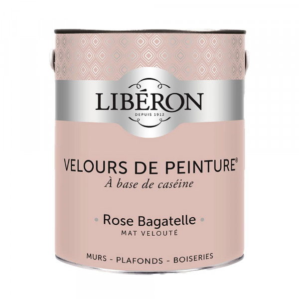 Peinture LIBÉRON Velours de Peinture Rose Bagatelle 2,5L