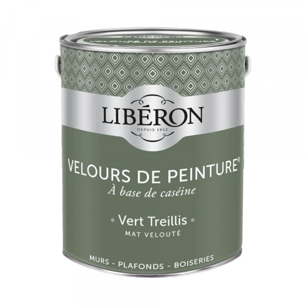 Peinture LIBÉRON Velours de Peinture Vert Treillis 2,5L