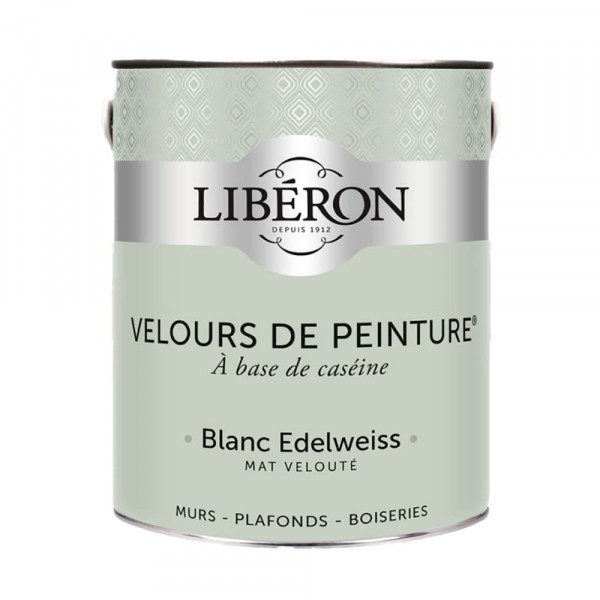 Peinture LIBÉRON Velours de Peinture Blanc Edelweiss 2,5L
