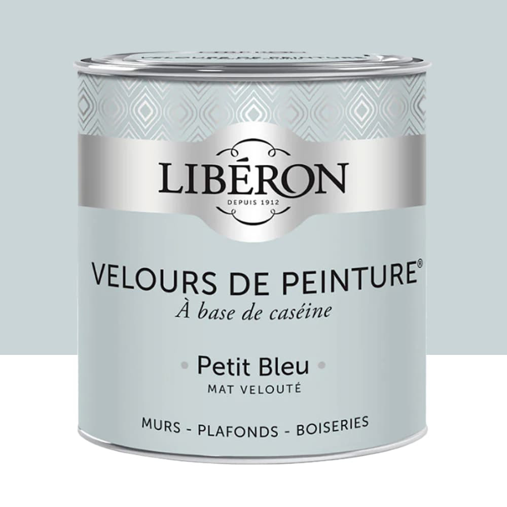 VELOURS DE PEINTURE ® - Couleur Petit Bleu - Libéron