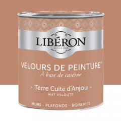 Peinture LIBÉRON Velours de Peinture Terre Cuite d'Anjou 0,5L