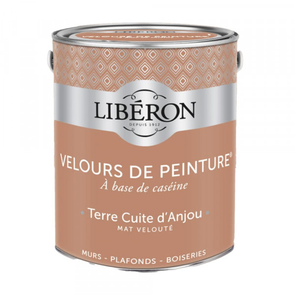Peinture LIBÉRON Velours de Peinture Terre Cuite d'Anjou 2,5L