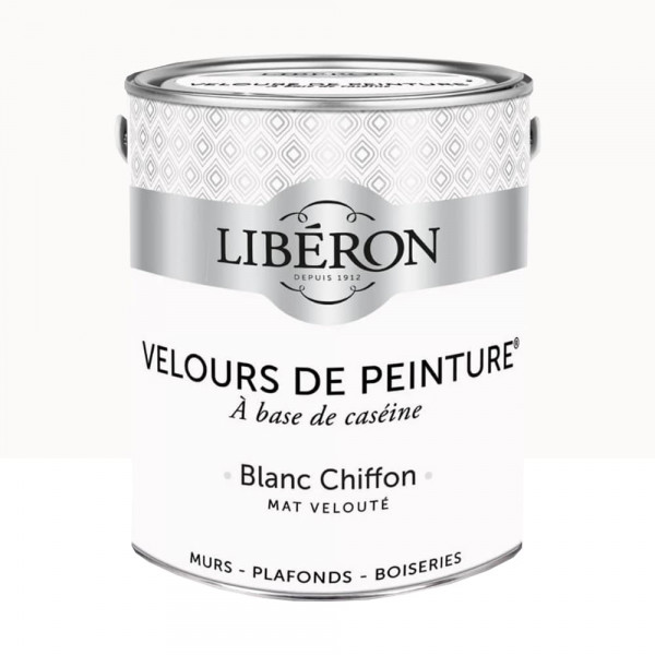 Peinture LIBÉRON Velours de Peinture Blanc Chiffon 2,5L
