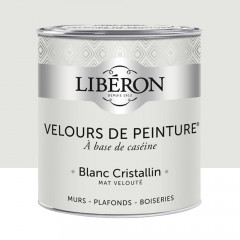 Peinture LIBÉRON Velours de Peinture Blanc Cristallin 0,5L