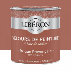 Peinture LIBÉRON Velours de Peinture Brique Provençale 0,5L