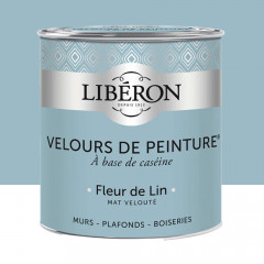 Peinture LIBÉRON Velours de Peinture Fleur de Lin 0,5L