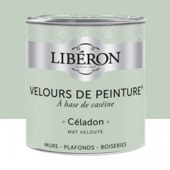 Peinture LIBÉRON Velours de Peinture Céladon 0,5L