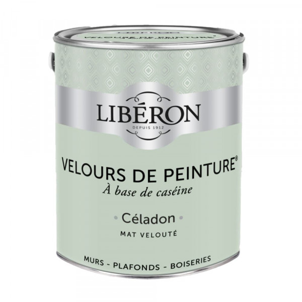 Peinture LIBÉRON Velours de Peinture Céladon 2,5L