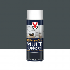 Bombe de peinture V33 Rénovation Multi-Supports Anthracite