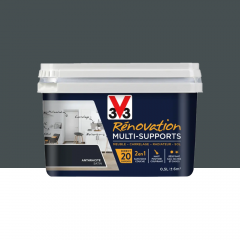 Peinture V33 Rénovation Multi-Supports Anthracite pot de 0,5L