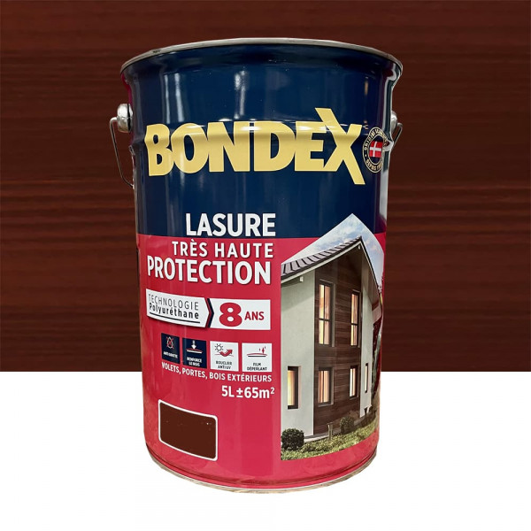 Lasure Très Haute Protection 8 ans BONDEX Polyuréthane Chêne rustique - 5L