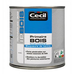 Impression (Primaire) Bois Cécil Professionnel IP BOIS Blanc - 0,5L