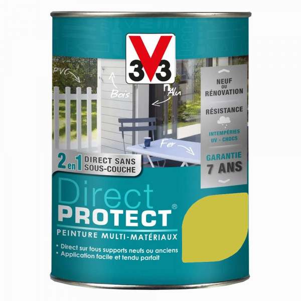Peinture Glycéro Multi-matériaux V33 Direct Protect Lumière d'été - 1,5L