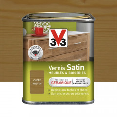 Vernis V33 Meubles et Boiseries Satin Chêne moyen - 0,25L